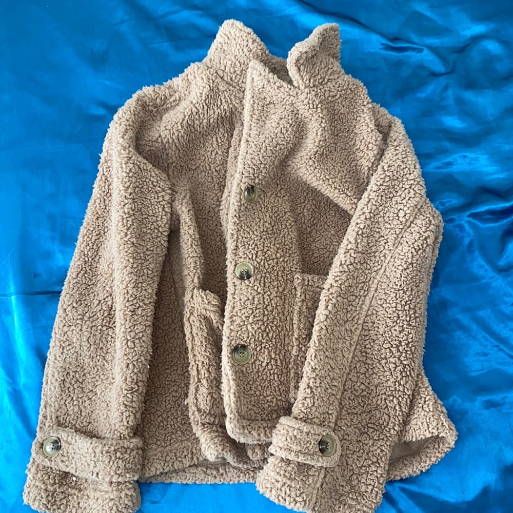 Fuzzy Brown Jacket